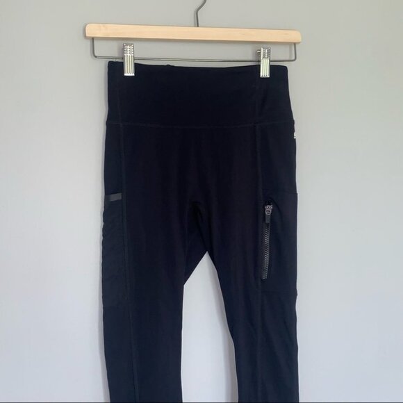 Fabletics Leggings Size Extra Small Black Trinity High-Waisted‎ Utility Zippers - Picture 3 of 13